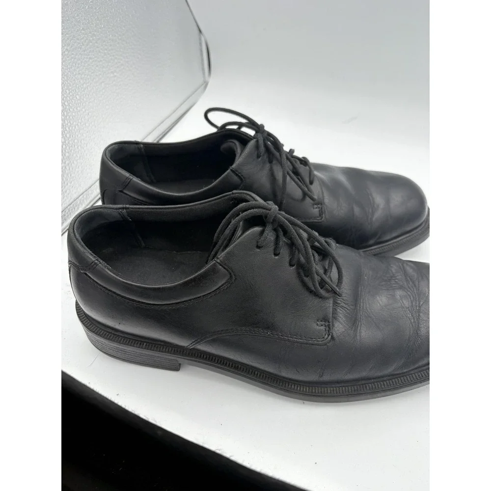 Rockport Shoes Mens Size 8 Black Leather Derby Dress Lace‎ Up Comfort Oxfords